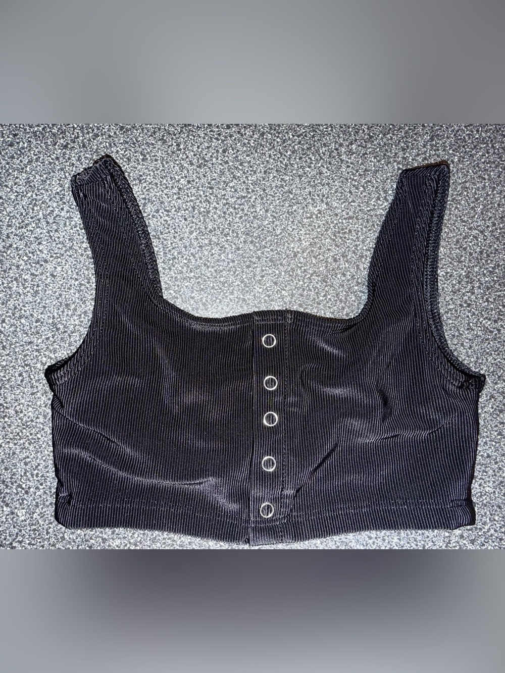 Tiger Friday Black Dance Bra Top Size Child Large